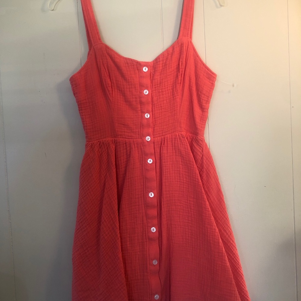 Coral dress